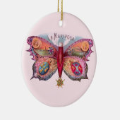 Butterfly Cigar Antique Malerei Werbung Keramik Ornament (Rechts)