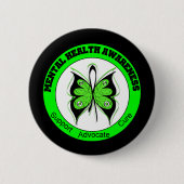 Butterfly Circle Mental Health Awareness Button (Vorderseite)
