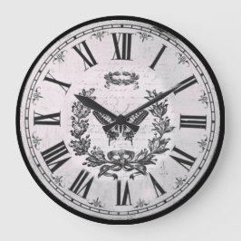 Butterfly Classic Retro Große Wanduhr