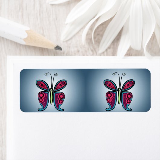Butterfly Classic Round Sticker (Insitu)