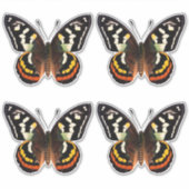 Butterfly Classic Round Sticker (Vorderseite)