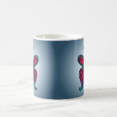 Butterfly Classic Round Sticker Kaffeetasse (Mittel)