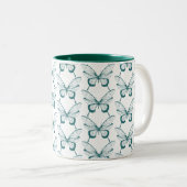 Butterfly Coffee Mug Zweifarbige Tasse (VorderseiteRechts)