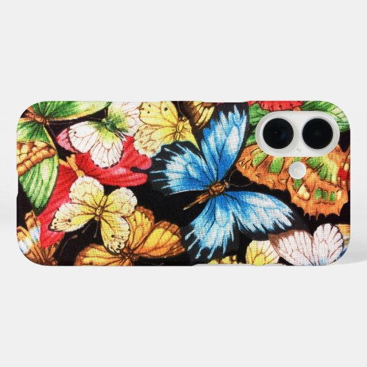 Butterfly Collage Case-Mate iPhone Case (Rückseite (Horizontal))