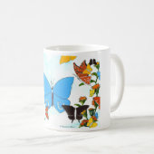 Butterfly Collage Coffee Tasse (VorderseiteRechts)