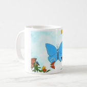 Butterfly Collage Coffee Tasse (Vorderseite Links)