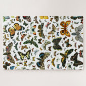 Butterfly Collage - Dutzende von Schmetterlingen u Puzzle (Horizontal)