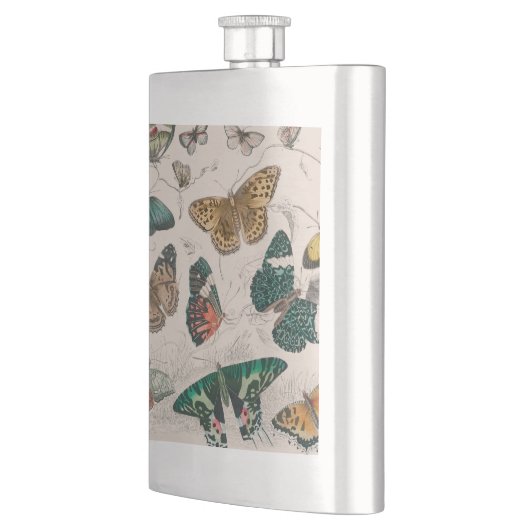 Butterfly Collection Antike Schmetterlinge Flachmann (Links)