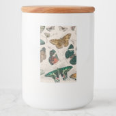 Butterfly Collection Antike Schmetterlinge Lebensmitteletikett (Vorderseite)