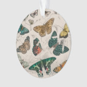 Butterfly Collection Antike Schmetterlinge Ornament (Vorderseite)