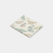 Butterfly Collection Antike Schmetterlinge Post-it Klebezettel (angewinkelt)