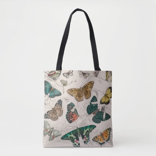 Butterfly Collection Antike Schmetterlinge Tasche (Vorderseite)