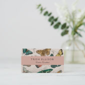 Butterfly Collection Antike Schmetterlinge Visitenkarte (Stehend Vorderseite)