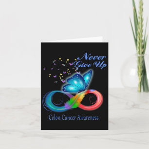 Butterfly Colon Cancer Awareness Karte