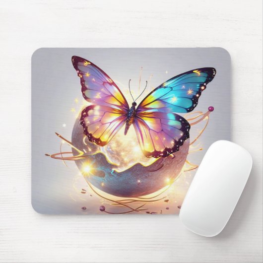 Butterfly-Computer-Maus-Pad Mousepad (Mit Mouse)