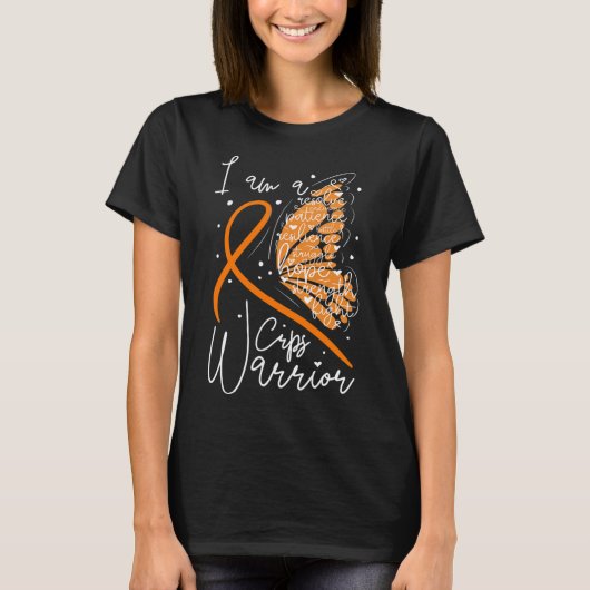 Butterfly CRPS Warrior CRPS Bewusstsein T-Shirt (Vorderseite)