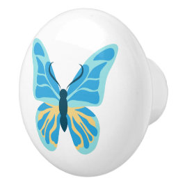 Butterfly Custom Color Graphic Keramikknauf