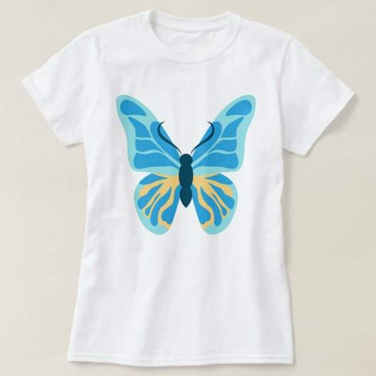 Butterfly Custom Colors Graphic T-Shirt (Design vorne)