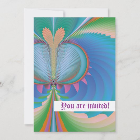 Butterfly Custom Einladung (Vorderseite)