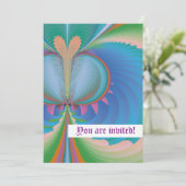 Butterfly Custom Einladung (Stehend Vorderseite)