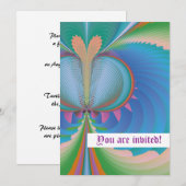 Butterfly Custom Einladung (Vorne/Hinten)