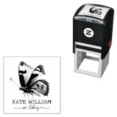 Butterfly Custom ex libris Permastempel (Beispiel)