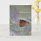 Butterfly Custom Grußkarte Karte (Gelbe Blume)