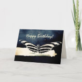 Butterfly Custom Happy Birthday Karte (Vorderseite)