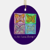 Butterfly Custom Inspiration Pendant Ornamente (Rechts)