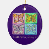 Butterfly Custom Inspiration Pendant Ornamente (Links)