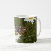 Butterfly & Daisy Kaffeetasse (VorderseiteRechts)