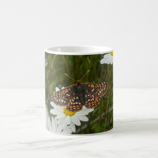 Butterfly & Daisy Kaffeetasse (Mittel)
