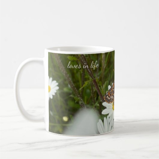Butterfly & Daisy Kaffeetasse (Links)