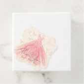 Butterfly Dance Peach Sparkress Brautparty Geschenkanhänger (Beispiel)