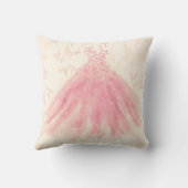 Butterfly Dance Peach Sparkress Kissen (Rückseite)