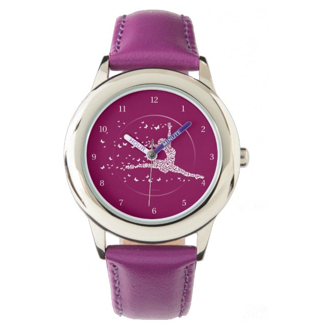 Butterfly Dancer Armbanduhr (Vorderseite)