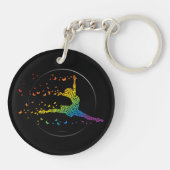 Butterfly Dancer Schlüsselanhänger (Rückseite)