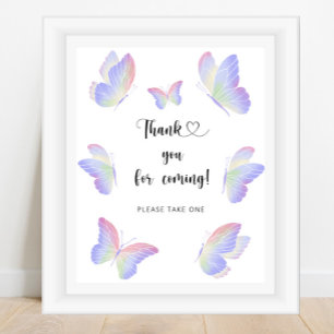Butterfly \ Danke, dass Sie kommen Poster
