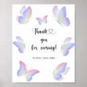 Butterfly \ Danke, dass Sie kommen Poster (Vorne)