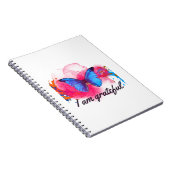 Butterfly-Dankeszeitschrift Notizblock (Rechte Seite)