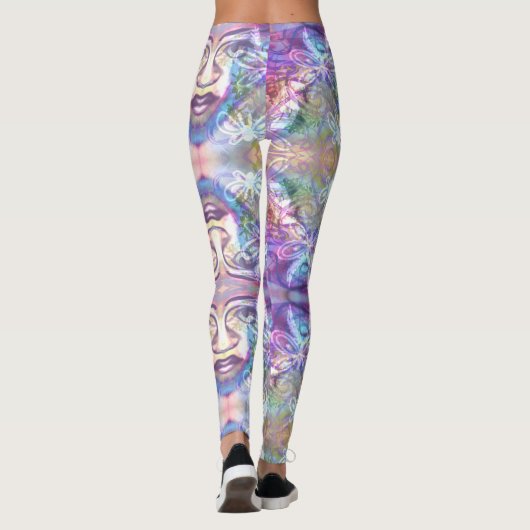 Butterfly Daydream Art Print Leggings (Rückseite)