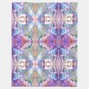 Butterfly Daydream Art Printing Fleecedecke