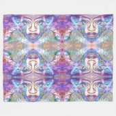 Butterfly Daydream Art Printing Fleecedecke (Vorderseite (Horizontal))