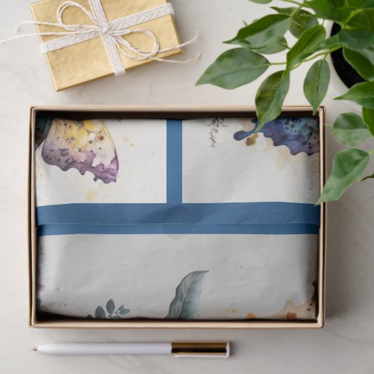 Butterfly-Decoupage Seidenpapier (Geschenk)