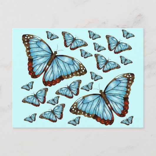 Butterfly Delight Postkarte (Vorderseite)