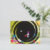 Butterfly Delight Postkarte (Stehend Vorderseite)