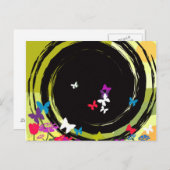 Butterfly Delight Postkarte (Vorne/Hinten)