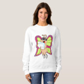 Butterfly Dentist Teeth Sweatshirt (Vorne ganz)