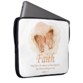 Butterfly der Christlichen Bibel der Frauen: Der G Laptopschutzhülle (Vorne Rechts)