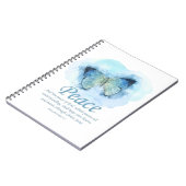 Butterfly der Christlichen Bibelverse für Frauen: Notizblock (Linke Seite)